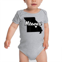 Missouri Home State Outline T Shirt Baby Bodysuit | Artistshot