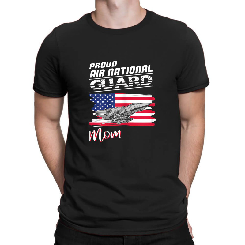 Womens Air National Guard Mom Us Flag Usa Air Force Military T-Shirt by muloisongunu | Artistshot