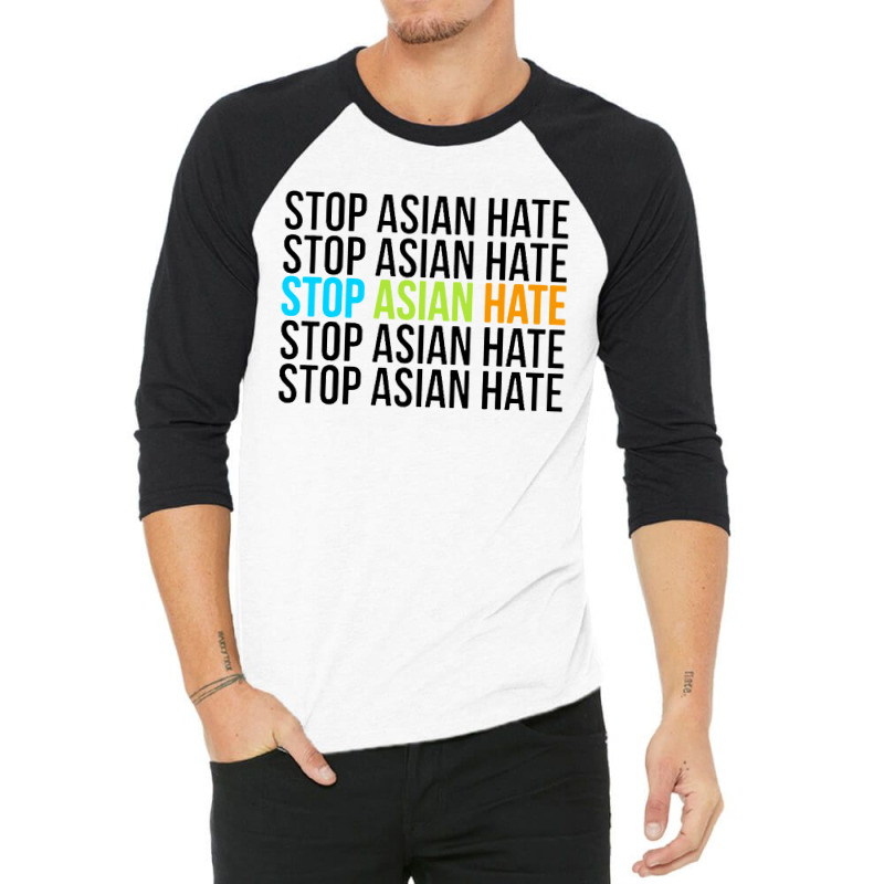 Anti Racism 3/4 Sleeve Shirt | Artistshot