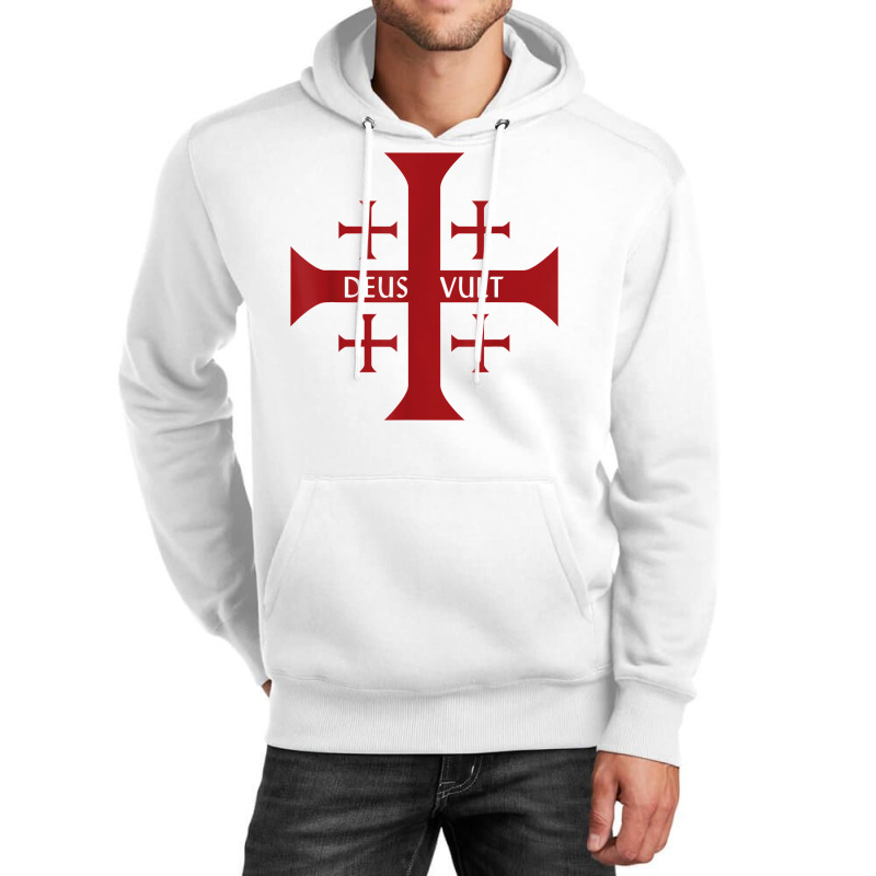 Crusader Christianity Deus Vult God Will T Shirt Unisex Hoodie | Artistshot