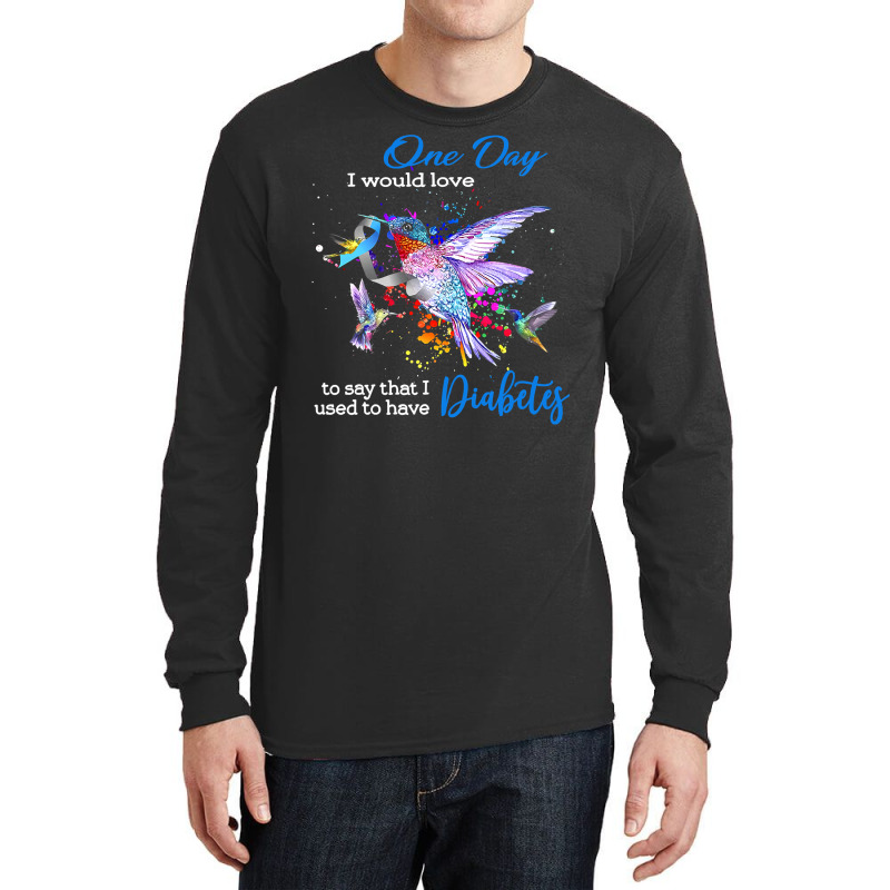 Diabetes Diabetic Hummingbird Birds I Have Used To Have Diabetes 174 D Long Sleeve Shirts by circularflap | Artistshot