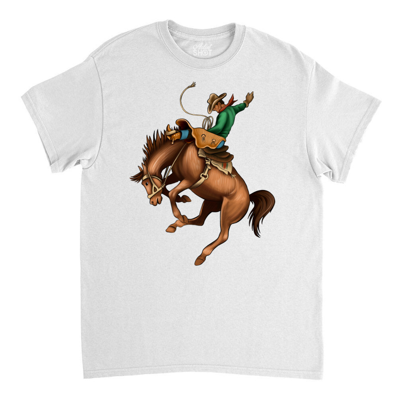 Bucking Bronco Rodeo Classic T-shirt by Bettercallsaul | Artistshot