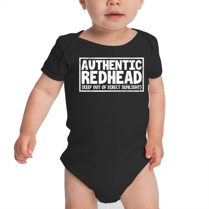 Ginger Redhead   Keep Out Direct Sunlight T Shirt Baby Bodysuit | Artistshot