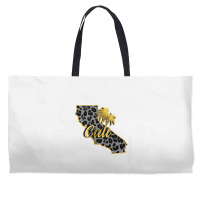 California Map Gold Weekender Totes | Artistshot