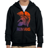 Romans, Roman Helm Youth Zipper Hoodie | Artistshot