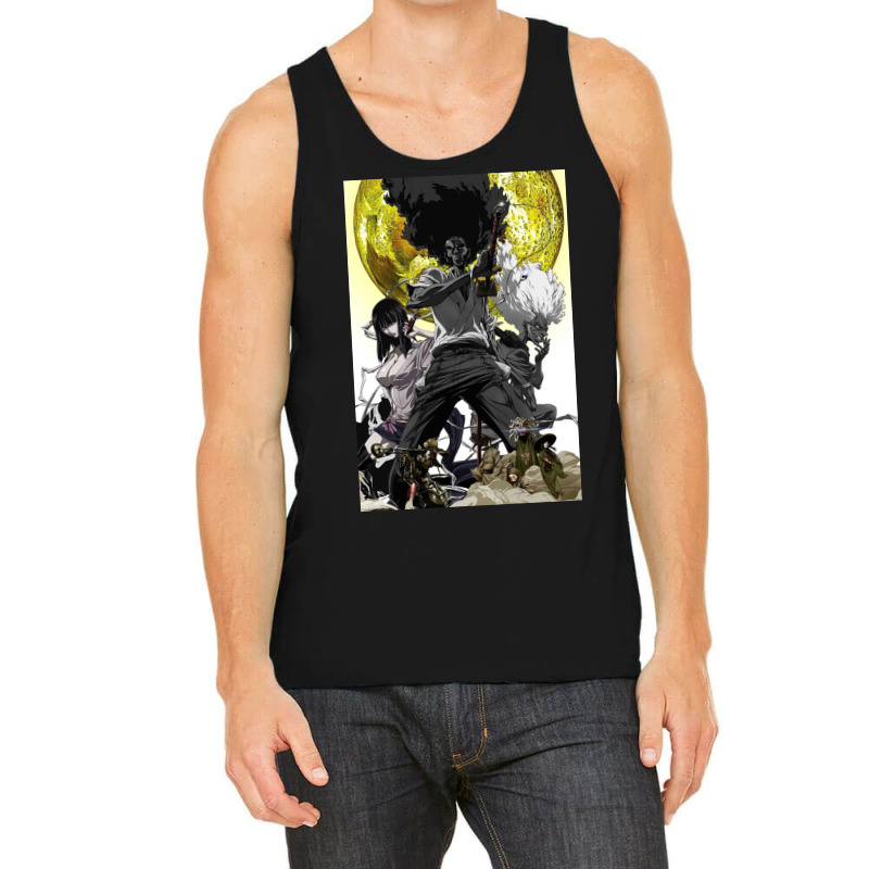 Samurai Afro Tank Top | Artistshot