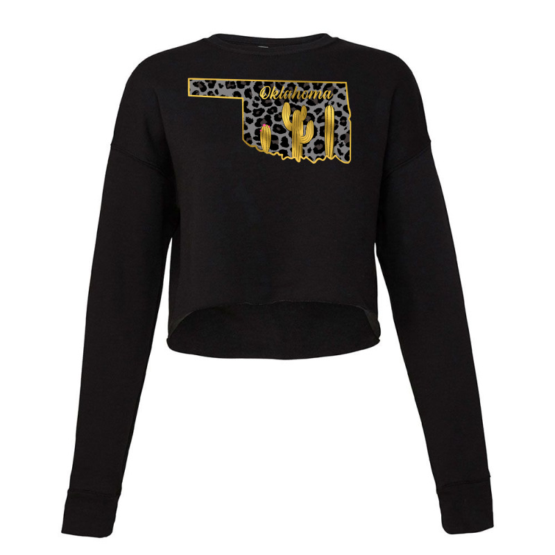 Oklahoma Gold Design Cropped Sweater | Artistshot