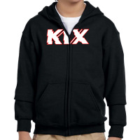Kix Blow My Fuse Logo Youth Zipper Hoodie | Artistshot