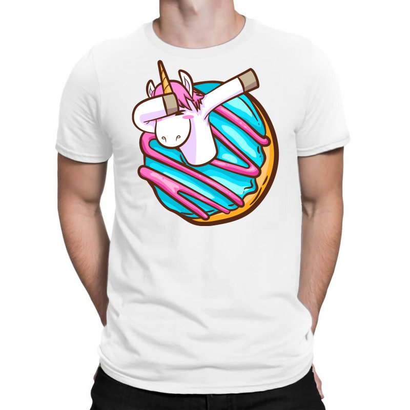 Dabbing Donut  Unicorn T-Shirt by marceliana | Artistshot