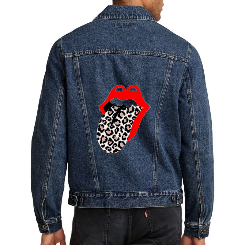 Lips Cheetah Men Denim Jacket by manishjyotistore | Artistshot