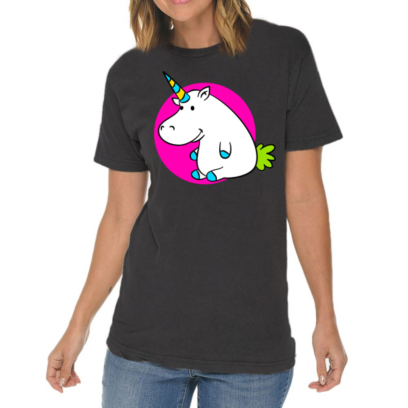 Hippo Unicorn Vintage T-Shirt by marceliana | Artistshot