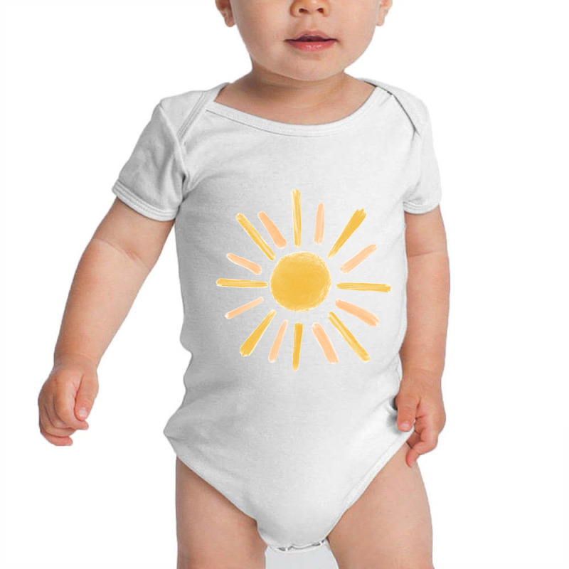 Sunflower Vibe Baby Bodysuit by manishjyotistore | Artistshot