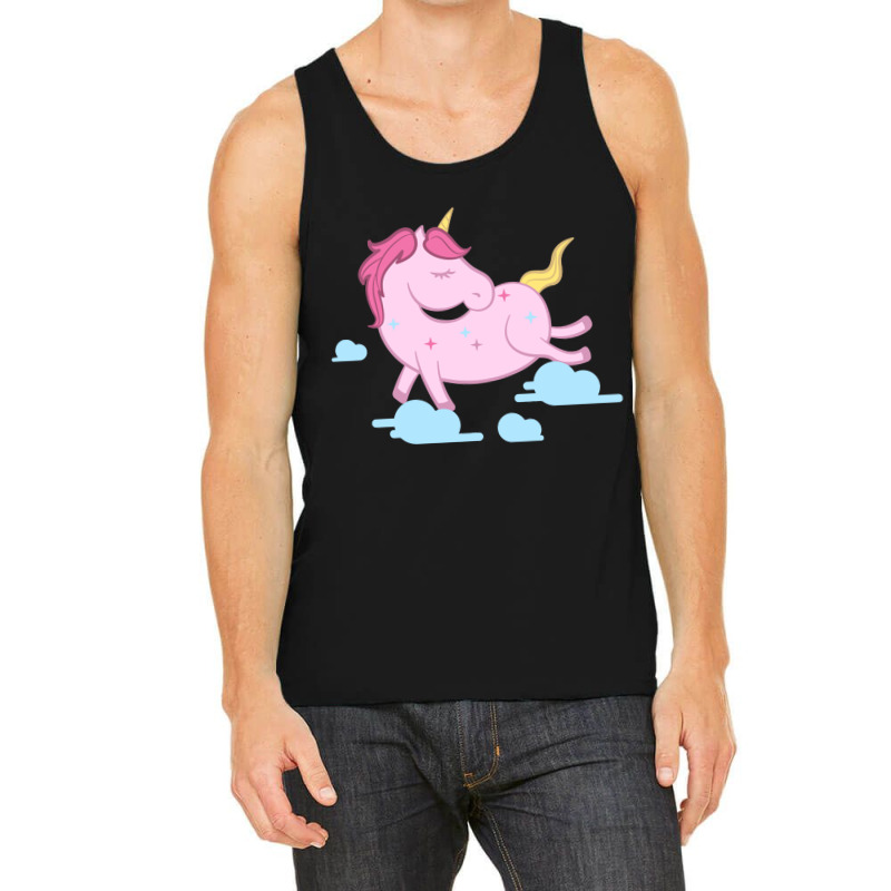 Pink Unicorn Tank Top by marceliana | Artistshot