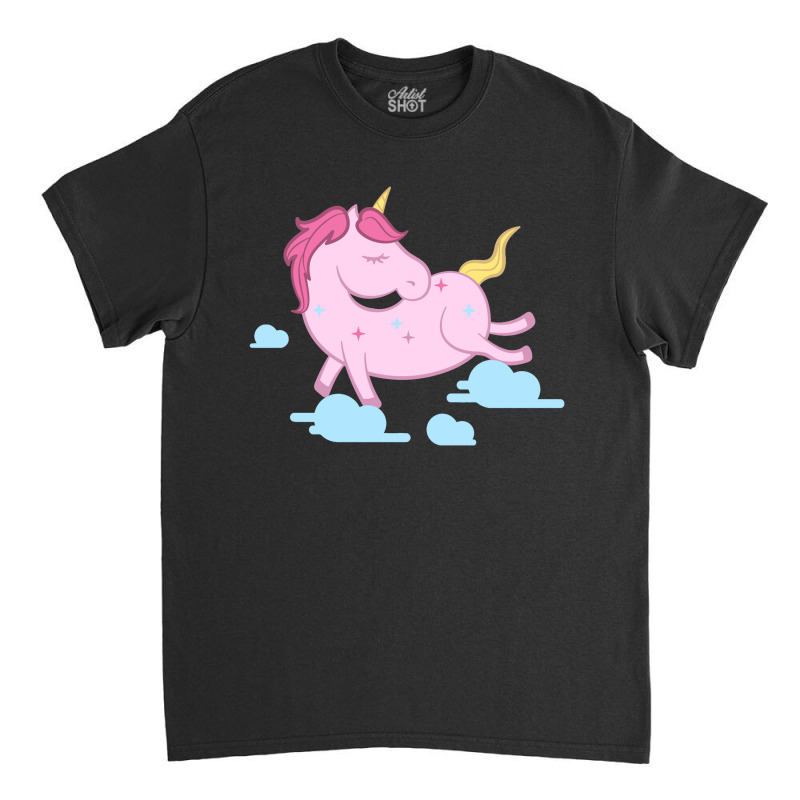 Pink Unicorn Classic T-shirt by marceliana | Artistshot