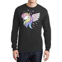 Unicorn Angel Long Sleeve Shirts | Artistshot