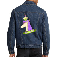 Unicorn Birthday Men Denim Jacket | Artistshot