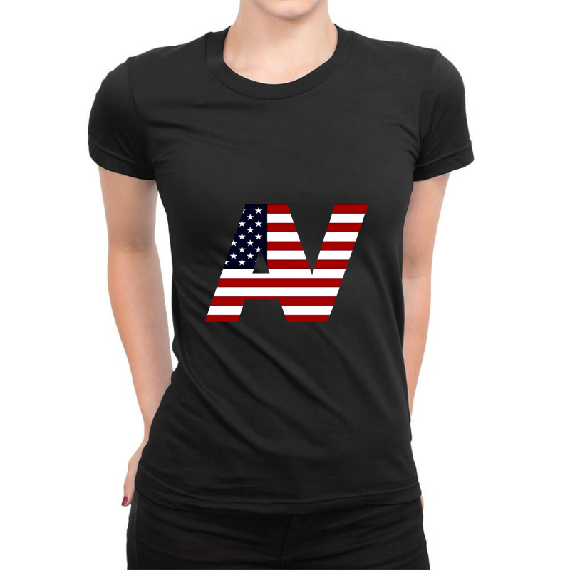 Av American Vacation Ladies Fitted T-Shirt by manishjyotistore | Artistshot