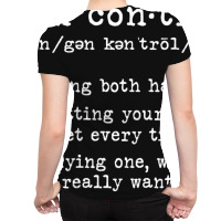 Gun Control Definition Funny Gun Owner Saying 2nd Amendment T Shirt All Over Women's T-shirt | Artistshot