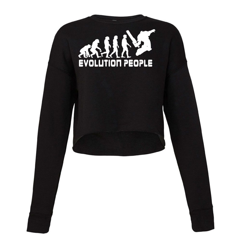 Evolution People Cropped Sweater by MostWanted | Artistshot