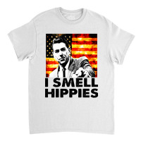 I Smell Hippies   Funny Ronald Reagan Conservative Classic T-shirt | Artistshot