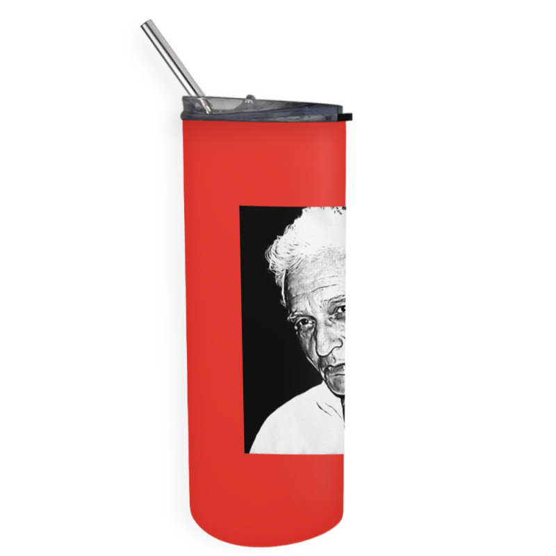 Jacques Derrida Philosopher Fan Art Design Skinny Tumbler | Artistshot