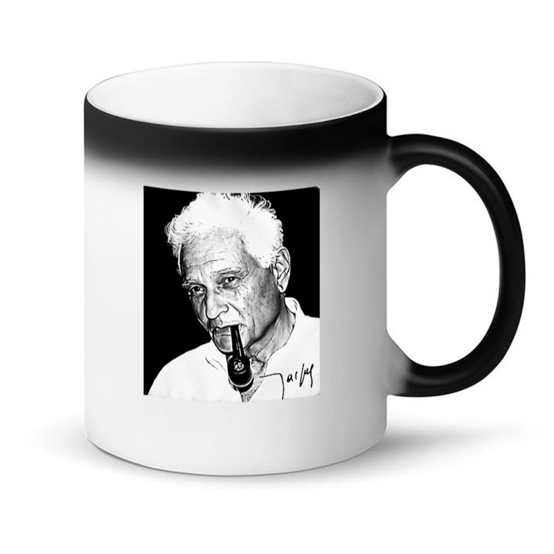 Jacques Derrida Philosopher Fan Art Design Magic Mug | Artistshot