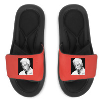 Jacques Derrida Philosopher Fan Art Design Slide Sandal | Artistshot