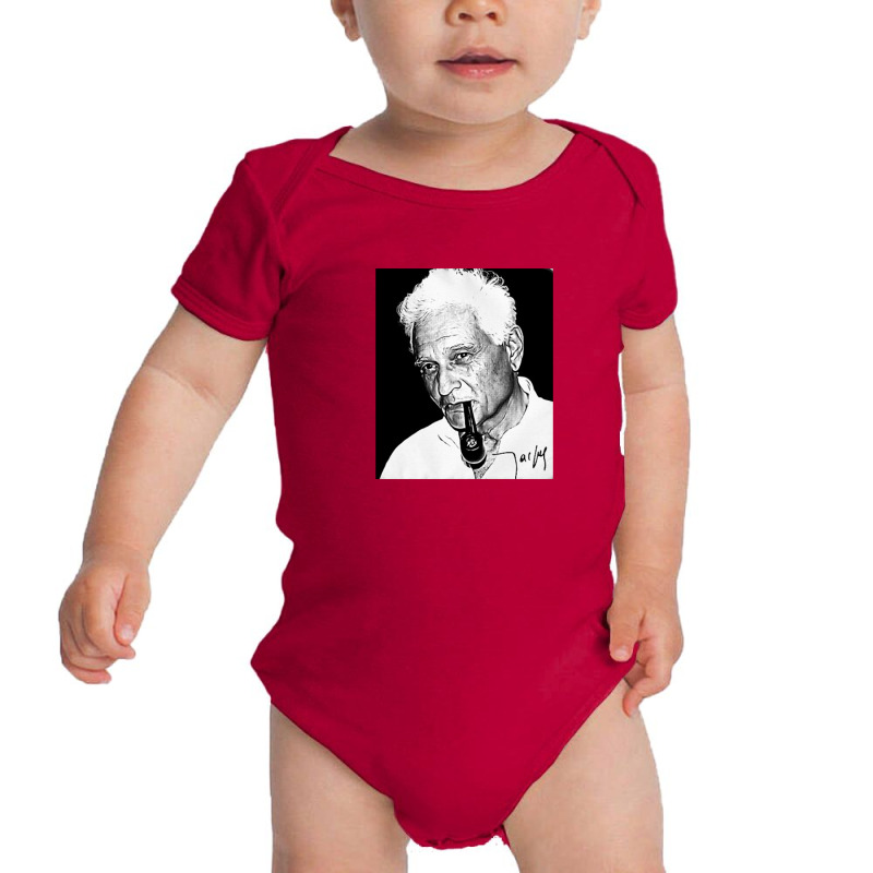 Jacques Derrida Philosopher Fan Art Design Baby Bodysuit | Artistshot