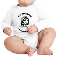 All Things Work Together For Good To Certified Registered Nurses Long Sleeve Baby Bodysuit | Artistshot