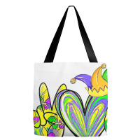 Peace Love King Cake Mardi Gras Men Women Kids Tote Bags | Artistshot