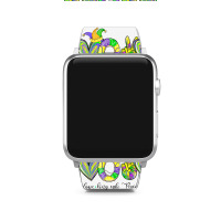 Peace Love King Cake Mardi Gras Men Women Kids Apple Watch Band | Artistshot