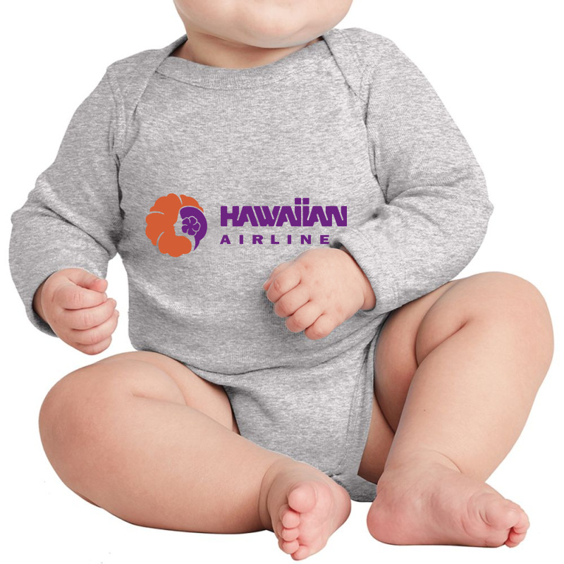 Hawaiian Airlines Long Sleeve Baby Bodysuit | Artistshot