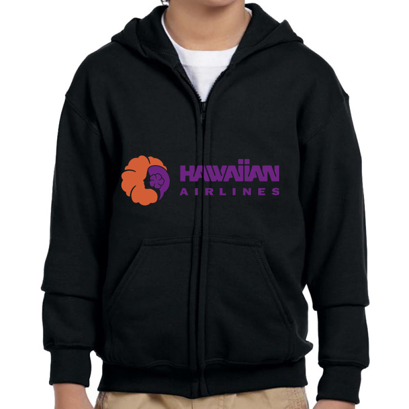 Hawaiian Airlines Youth Zipper Hoodie | Artistshot