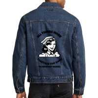 All Things Work Together For Good To Oncology Nurses Men Denim Jacket | Artistshot