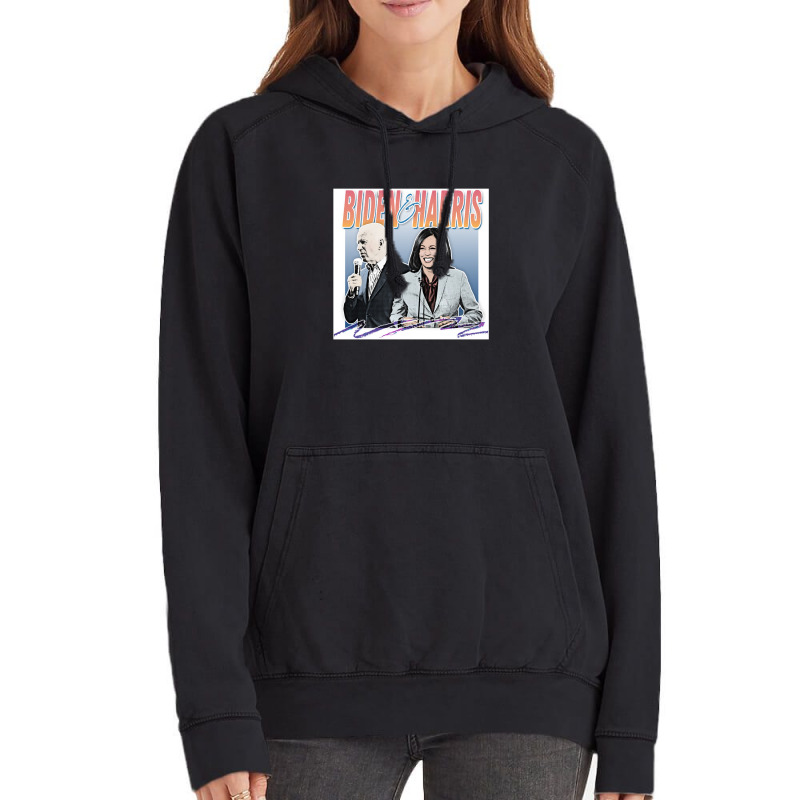 Joe Biden And Kamala Retro Style Fan Design Vintage Hoodie | Artistshot