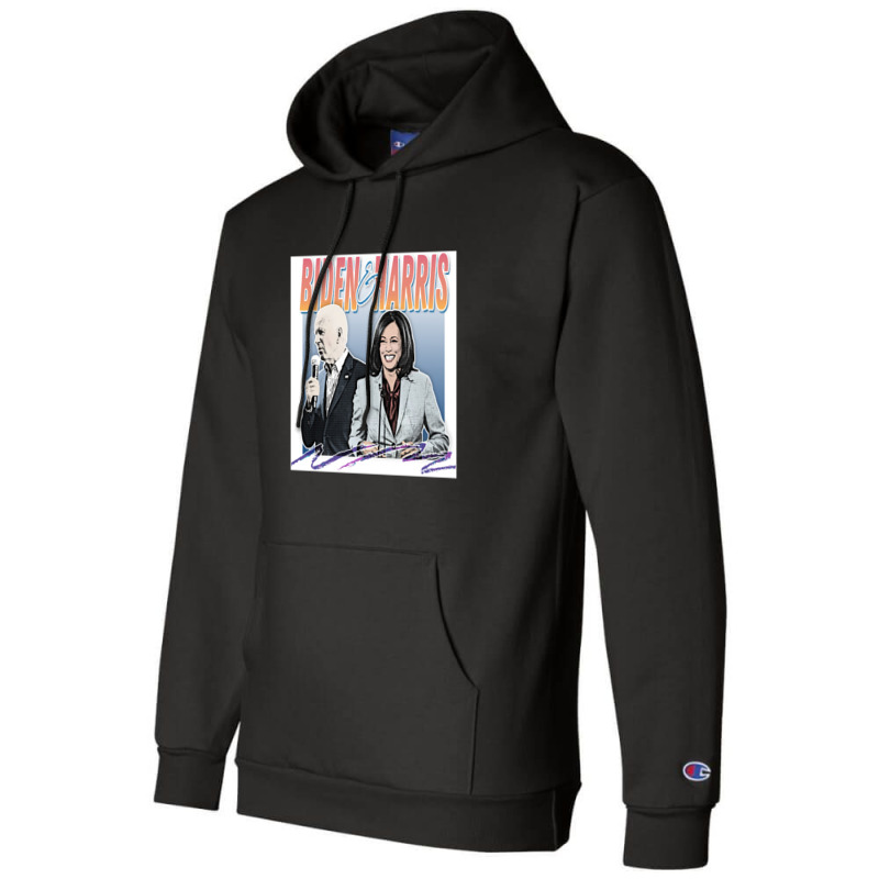 Joe Biden And Kamala Retro Style Fan Design Champion Hoodie | Artistshot