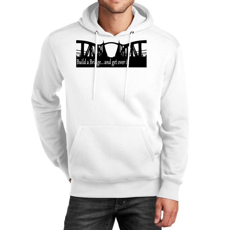 Funny Build A Bridge Welder Metalworker Architect Engineer Long Sleeve Unisex Hoodie | Artistshot