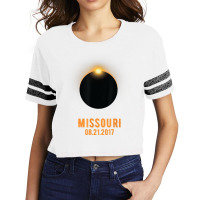 Missouri Total Solar Eclipse August 21 2017 Usa T Shirt Scorecard Crop Tee | Artistshot