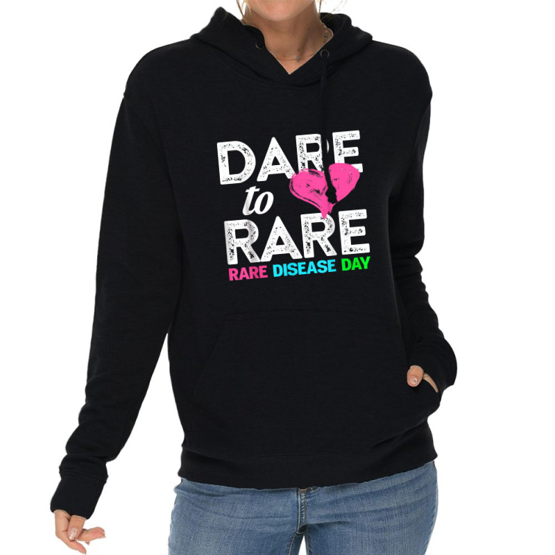 Rare Disease Day 2022 Dare To Rare Disease Day Lightweight Hoodie | Artistshot