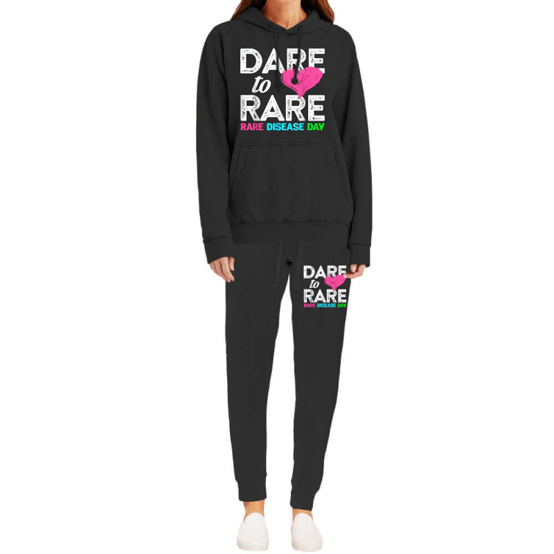 Rare Disease Day 2022 Dare To Rare Disease Day Hoodie & Jogger Set | Artistshot