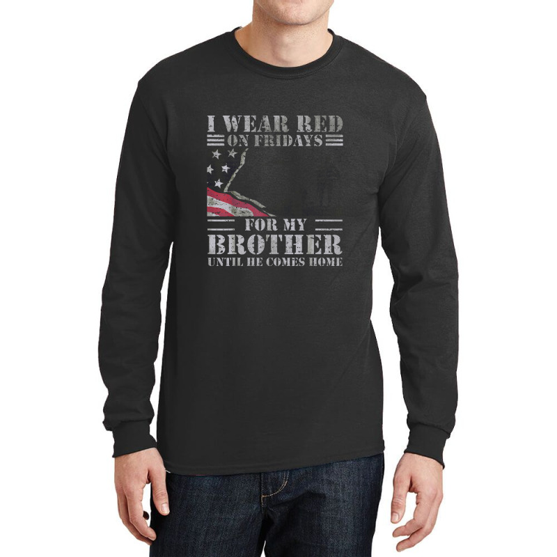 Red Friday Brother Remember Everyone Deployed Long Sleeve Shirts | Artistshot