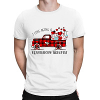 Respiratory Therapist Rt Valentines Buffalo Plaid Truck T-shirt | Artistshot