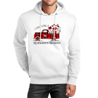 Respiratory Therapist Rt Valentines Buffalo Plaid Truck Unisex Hoodie | Artistshot