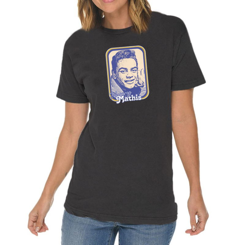 Johnny Mathis Retro Style Fan Design Vintage T-shirt | Artistshot