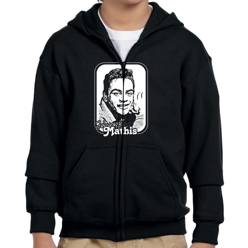 Johnny Mathis Retro Style Fan Design Youth Zipper Hoodie | Artistshot