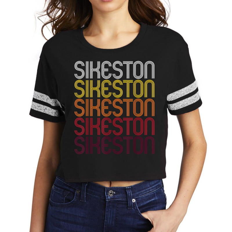 Sikeston, Mo  Vintage Style Missouri T Shirt Scorecard Crop Tee by TappanSajan | Artistshot