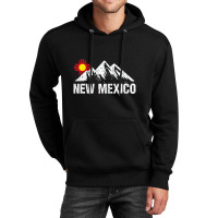 Retro Vintage Sunset Mountain New Mexico Unisex Hoodie | Artistshot