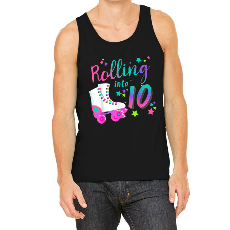 Roller Skate Birthday 5th 80's Outfit Decades Party Tank Top | Artistshot