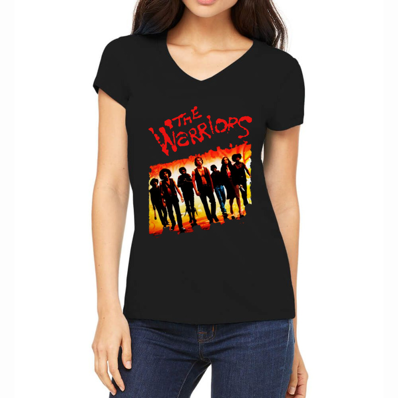 The Warriors American Women's V-Neck T-Shirt by liqualyfu | Artistshot