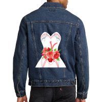 Simple Wedding Dress For Bridal Showers Gift Men Denim Jacket | Artistshot